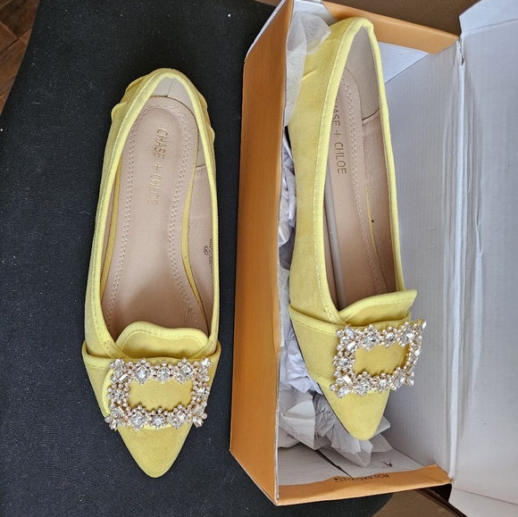 Yellow diamond flats 💛 - Picture 4 of 5